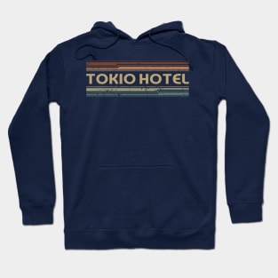 Tokio Hotel Retro Lines Hoodie